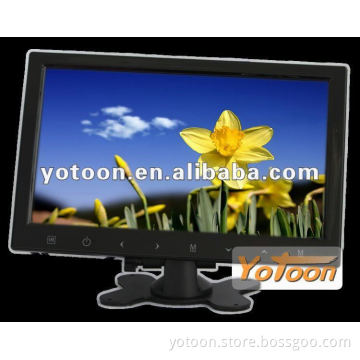 10.1 inch car stand-alone tft lcd monitor with Touch button and 2 way video input-- tft lcd monitor